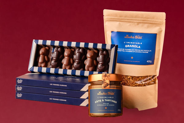 Trio of Teddy Bears, Spread & Granola